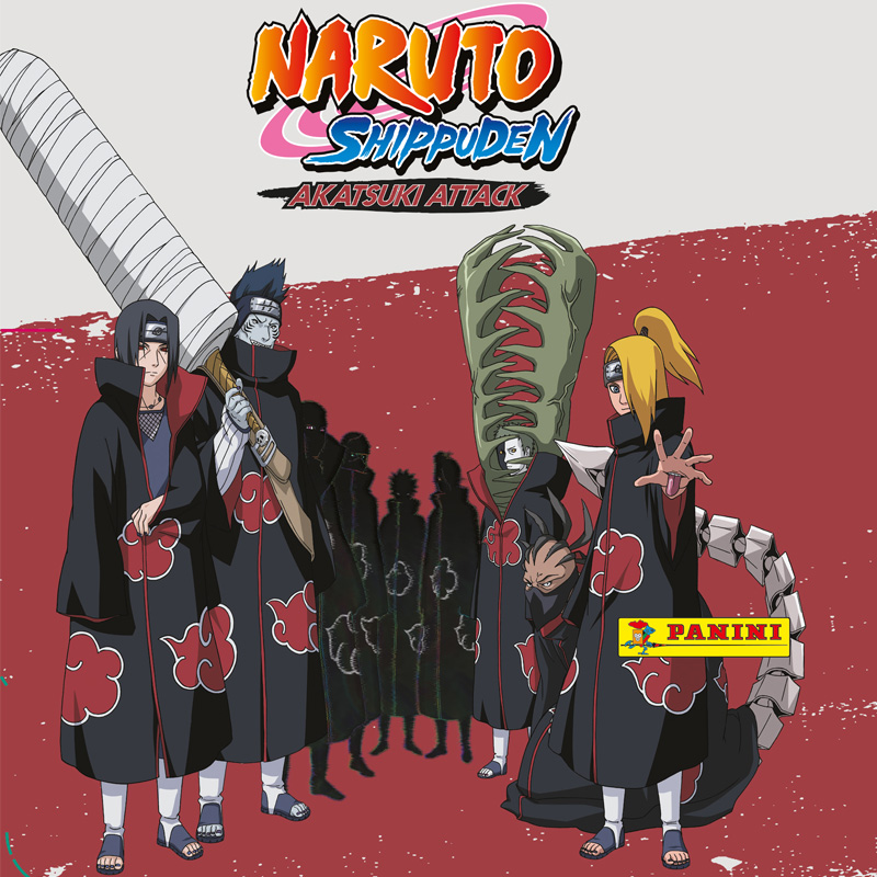 Panini Naruto Shippuden Trading Cards Boite 18 Pochettes 8 Cartes